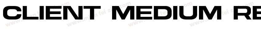Client Medium Regular字体转换
